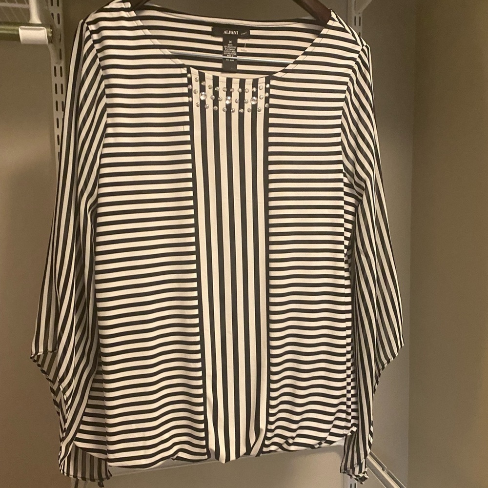 Alfani long sleeve blouse